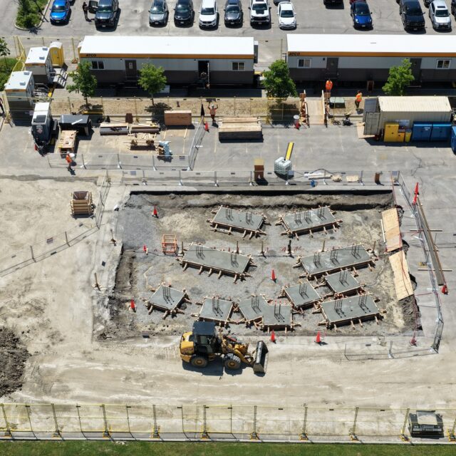 OPG has partnered with CanAtom to build a full-scale dome mock-up for the Pickering Refurbishment to prepare for cutting into the top of the reactor dome.